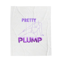 Load image into Gallery viewer, Pretty &amp; Plump Purple Plush Blanket