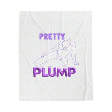 Pretty & Plump Purple Plush Blanket
