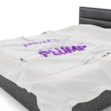 Load image into Gallery viewer, Pretty &amp; Plump Purple Plush Blanket