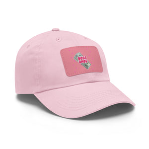 Boss Babe  Hat with Leather Patch (Rectangle)