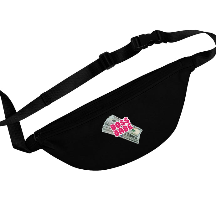 BOSS BABE  Black Fanny Pack