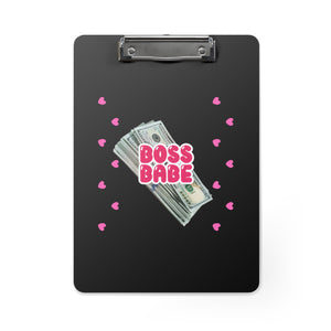 BOSS BABE Black Clipboard