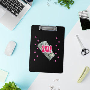 BOSS BABE Black Clipboard